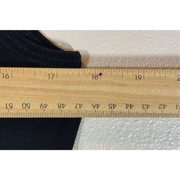 Flax by Jeanne Engelhart Scoop Neck Sleeveless Maxi Black Dress Women's Small - Picture 8 of 8